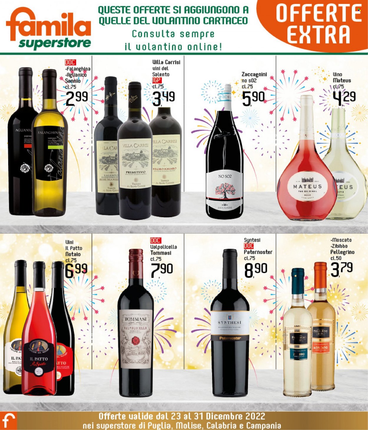 Volantino Famila - 23/12/2022 - 31/12/2022. Pagina 21