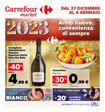 Volantino Carrefour - 27/12/2022 - 4/1/2023.