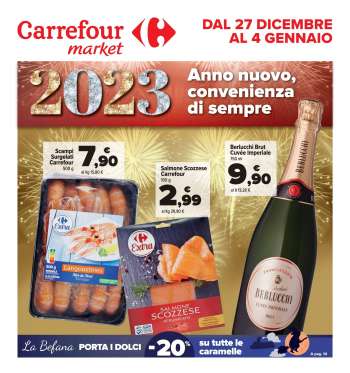 Volantino Carrefour - 27/12/2022 - 4/1/2023.