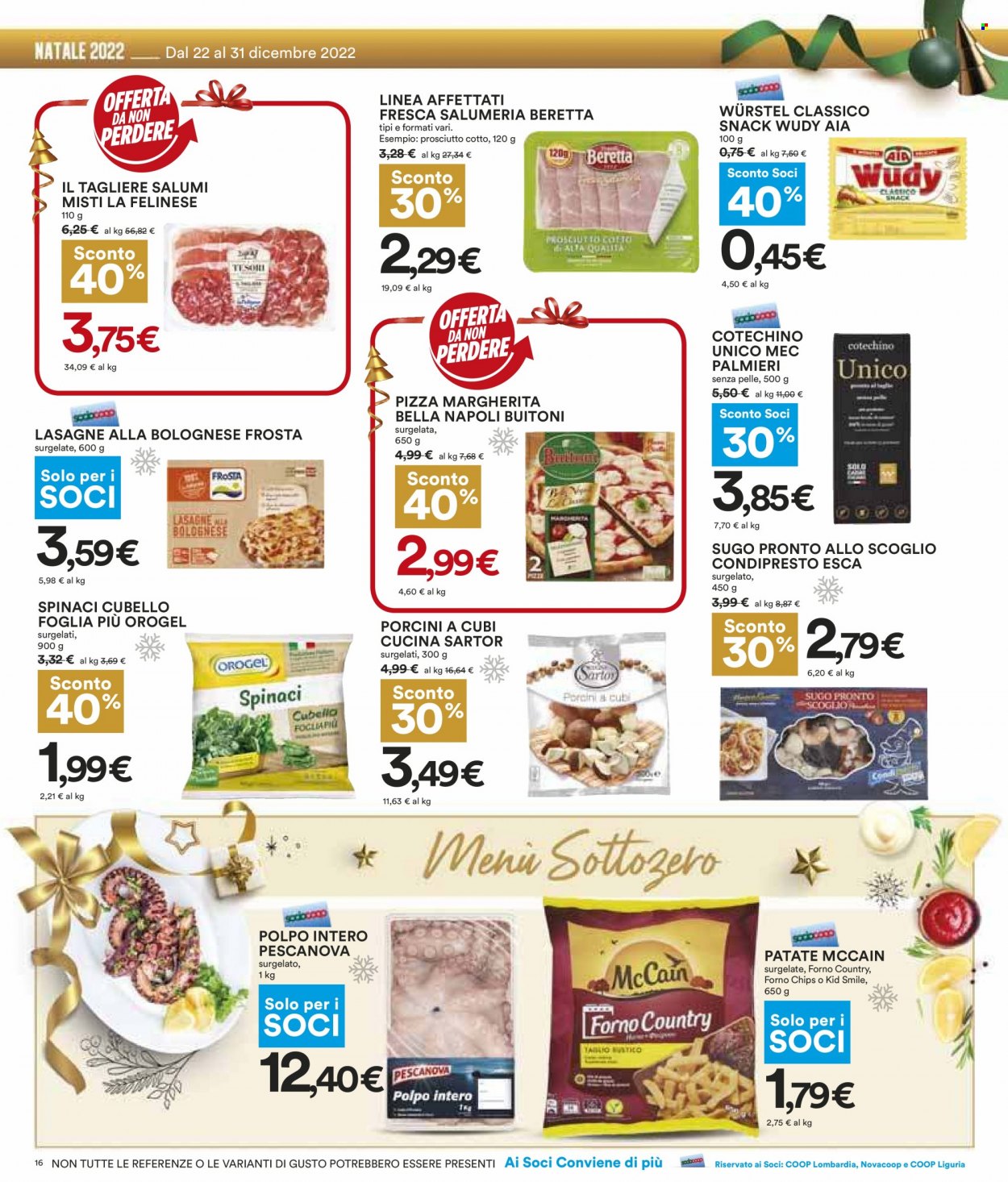 Leták Coop - 22.12.2022 - 31.12.2022. Strana 16