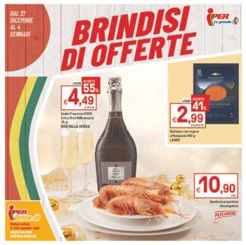 Volantino Iper, La grande i - 27/12/2022 - 4/1/2023.