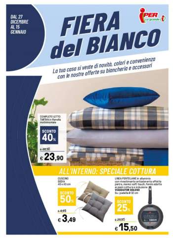 Volantino Iper, La grande i - 27/12/2022 - 15/1/2023.