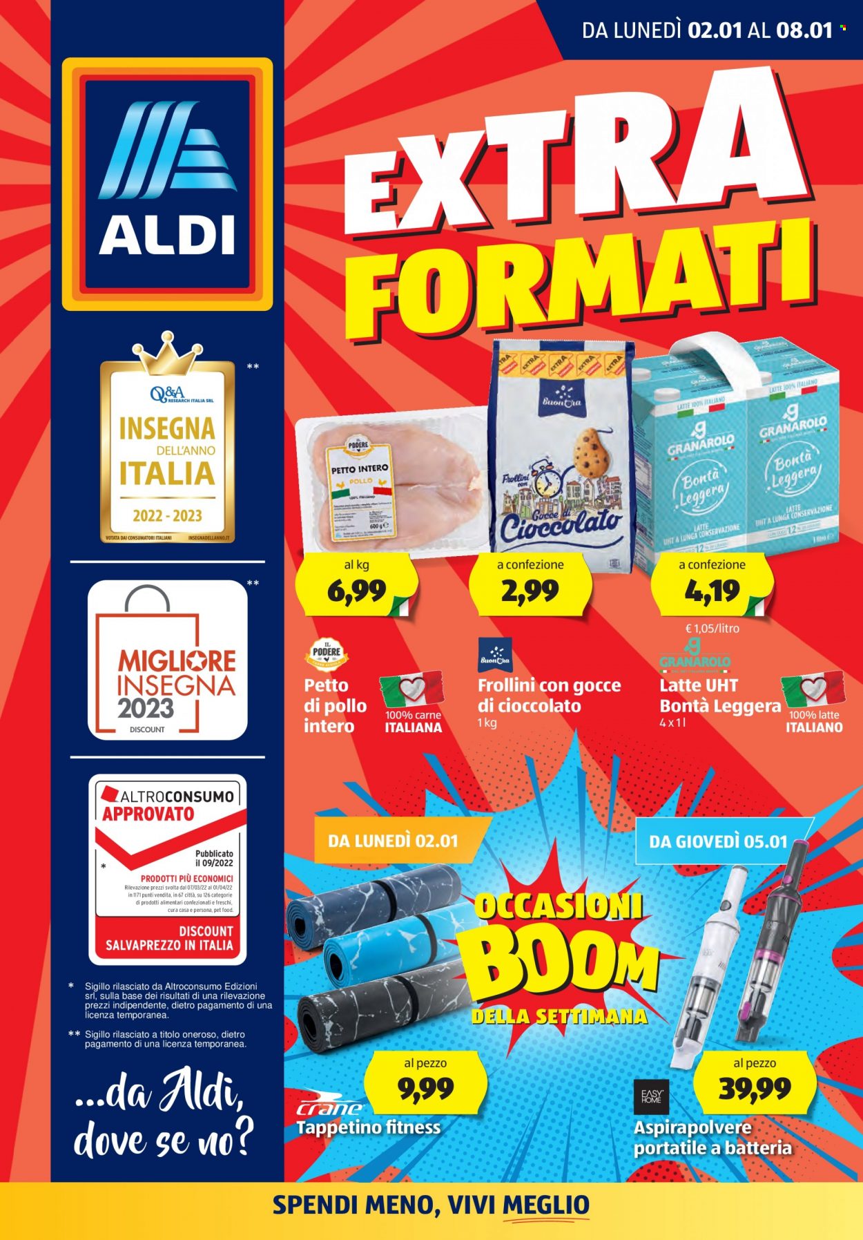 Volantino Aldi - 2/1/2023 - 8/1/2023. Pagina 1
