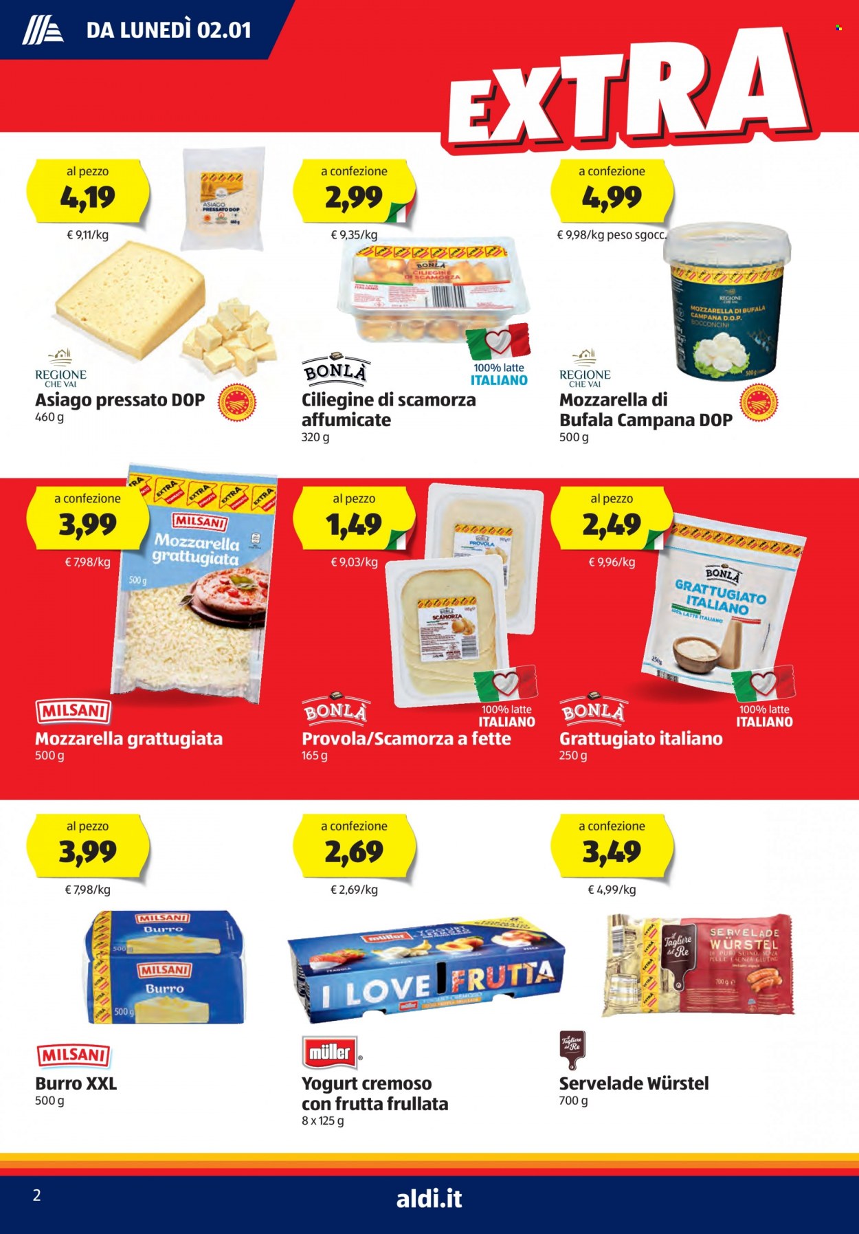 Volantino Aldi - 2/1/2023 - 8/1/2023. Pagina 2