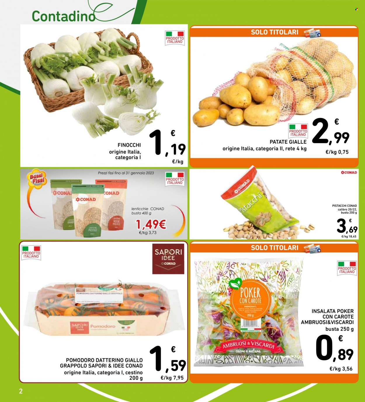 Volantino Conad - 27/12/2022 - 6/1/2023. Pagina 2