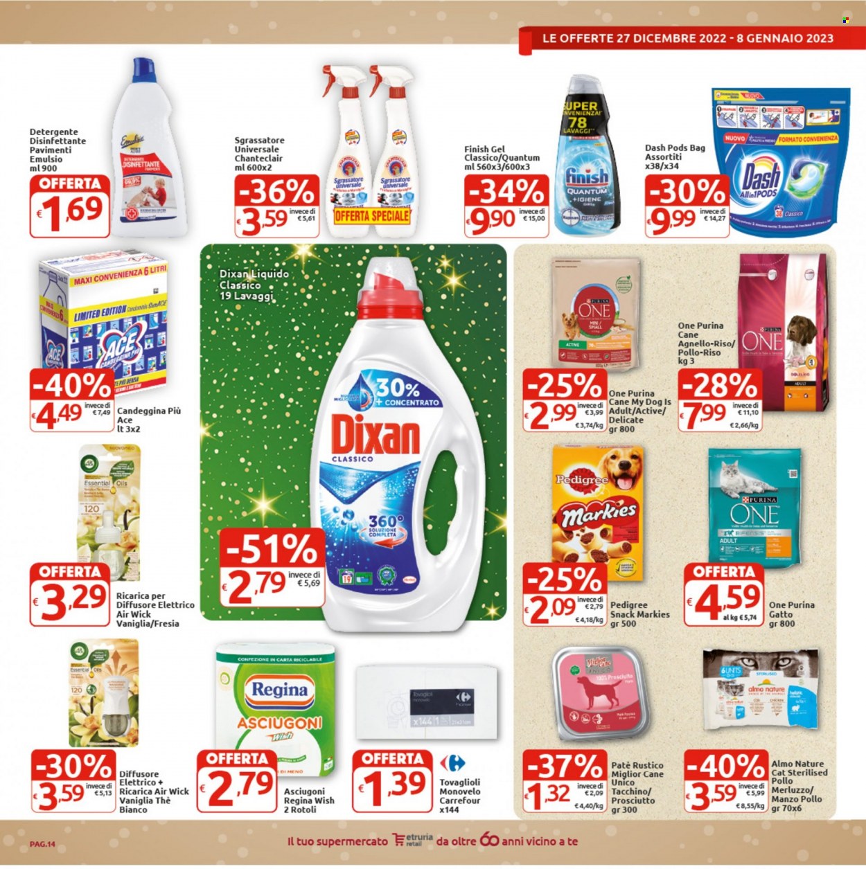 Volantino Carrefour - 27/12/2022 - 8/1/2023. Pagina 14