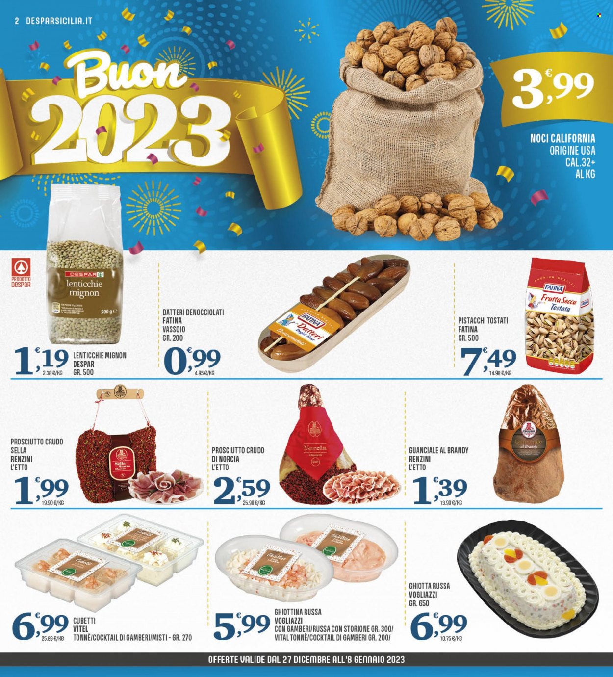 Volantino Eurospar - 27/12/2022 - 8/1/2023. Pagina 2