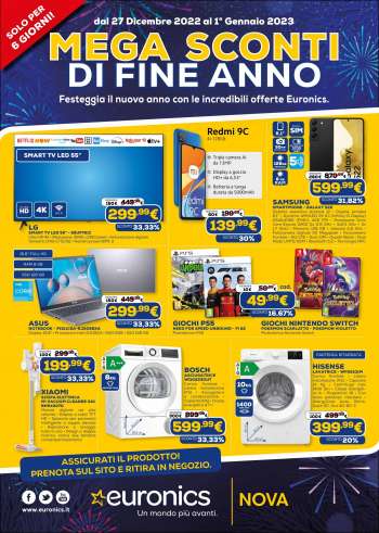 Volantino Euronics - 27/12/2022 - 1/1/2023.