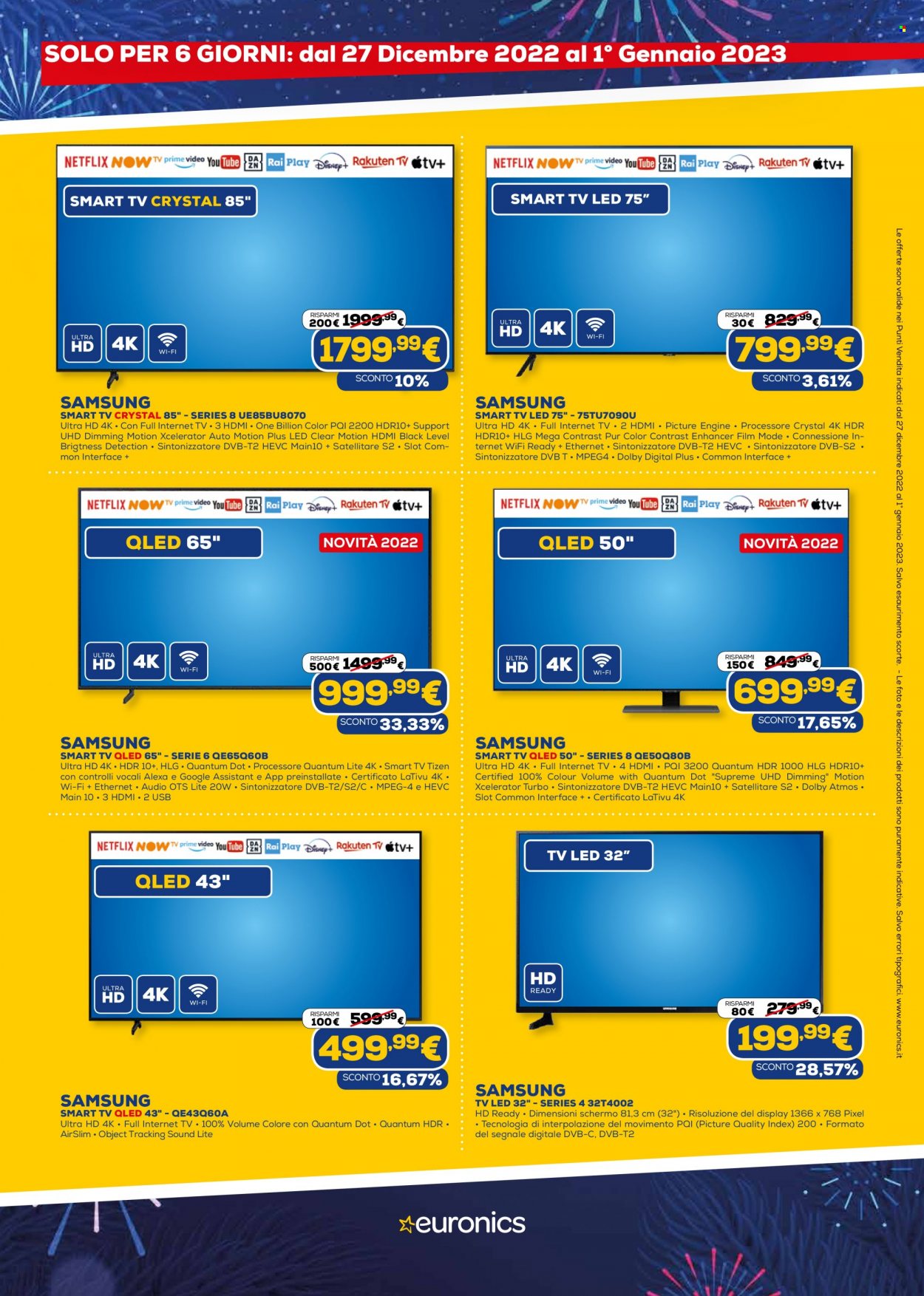 Volantino Euronics - 27/12/2022 - 1/1/2023. Pagina 4