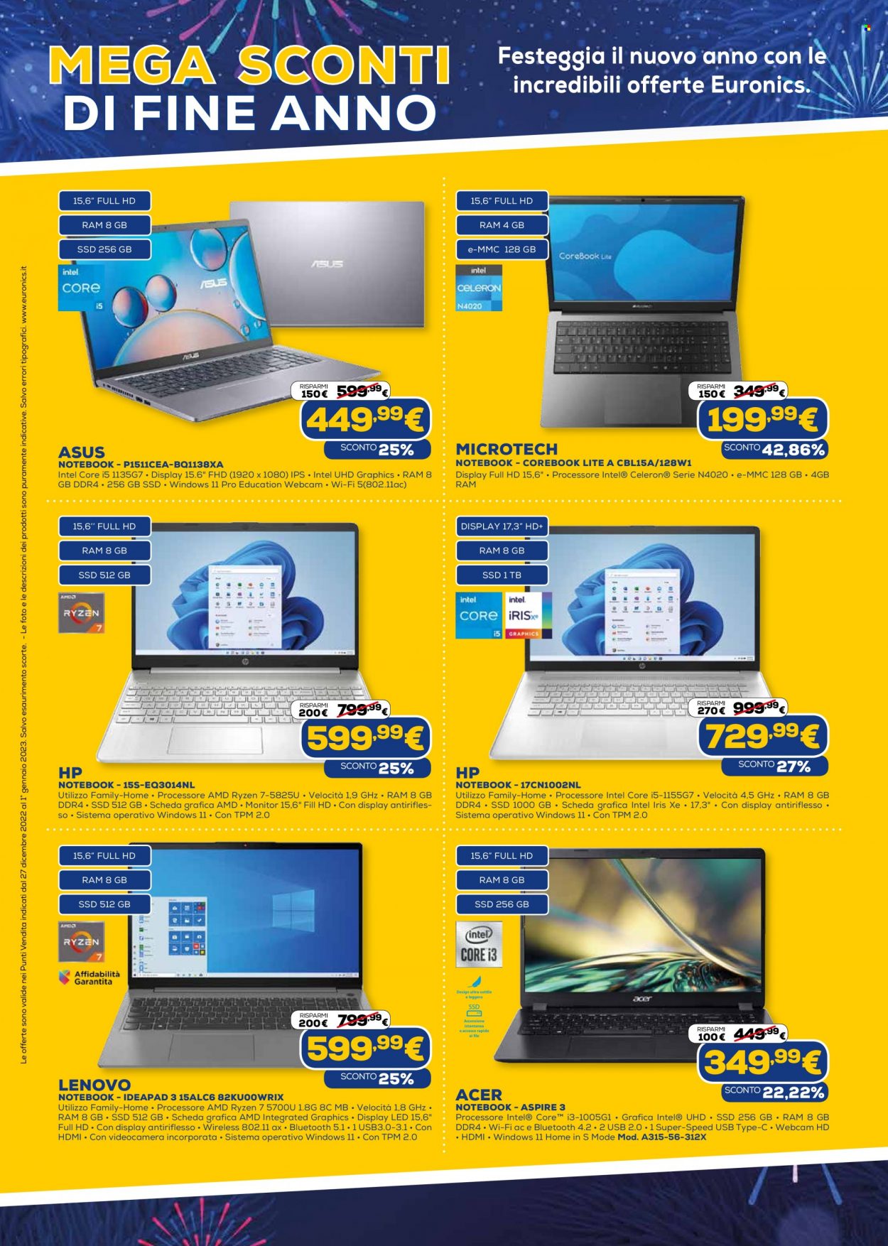 Volantino Euronics - 27/12/2022 - 1/1/2023. Pagina 6