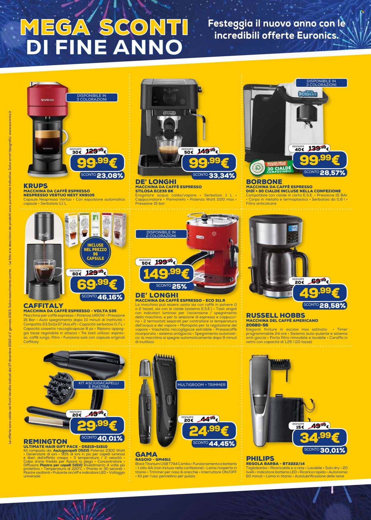 Volantino Euronics - 27/12/2022 - 1/1/2023. Pagina 24