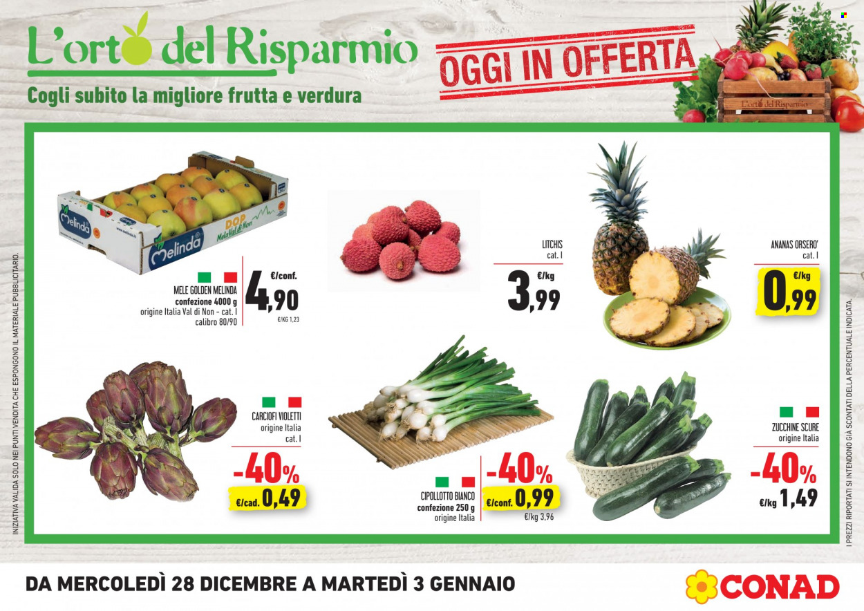 Volantino Conad - 28/12/2022 - 3/1/2023. Pagina 1