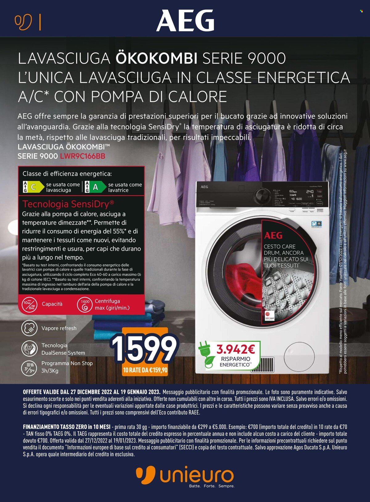 Volantino Unieuro - 27/12/2022 - 19/1/2023. Pagina 8