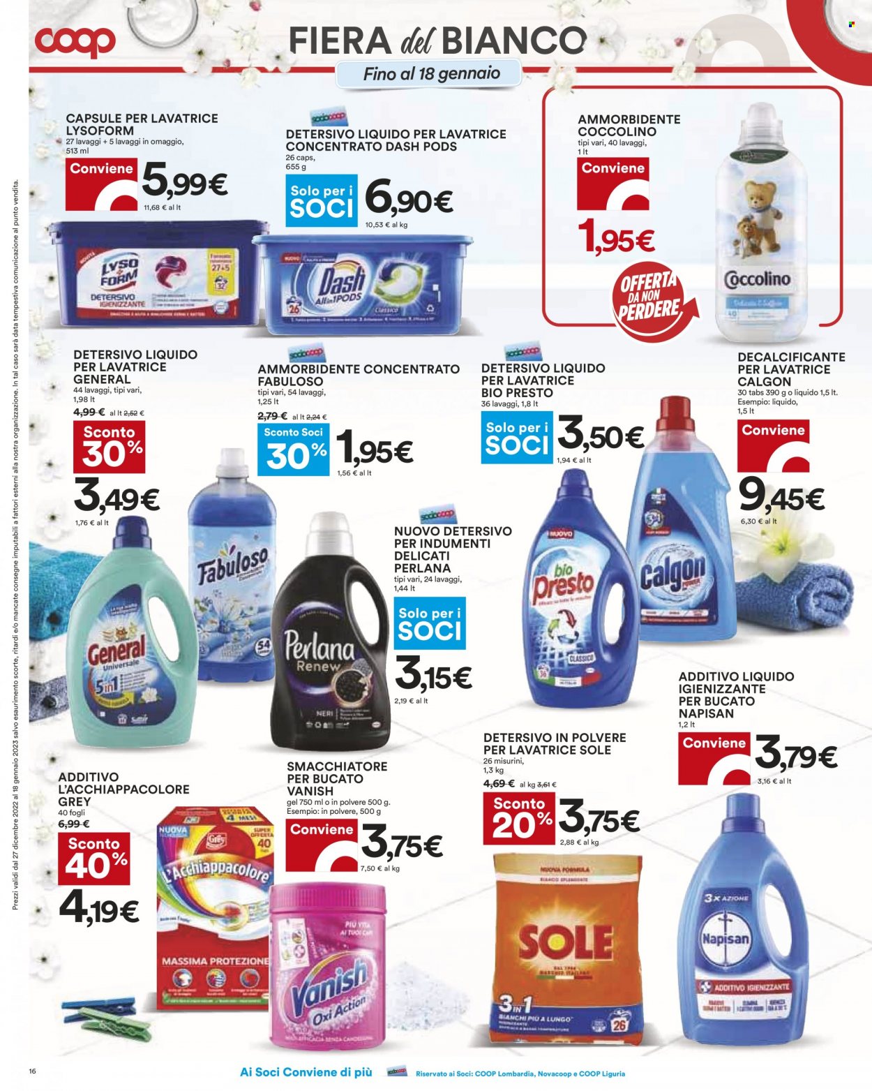 Volantino Coop - 27/12/2022 - 11/1/2023. Pagina 16
