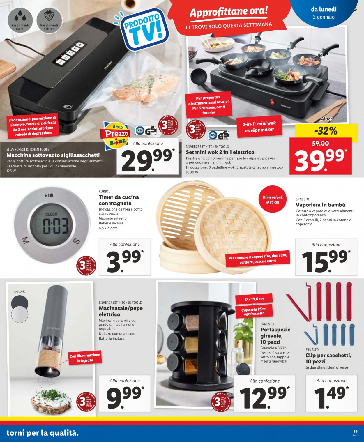 Volantino Lidl - 2/1/2023 - 8/1/2023. Pagina 19