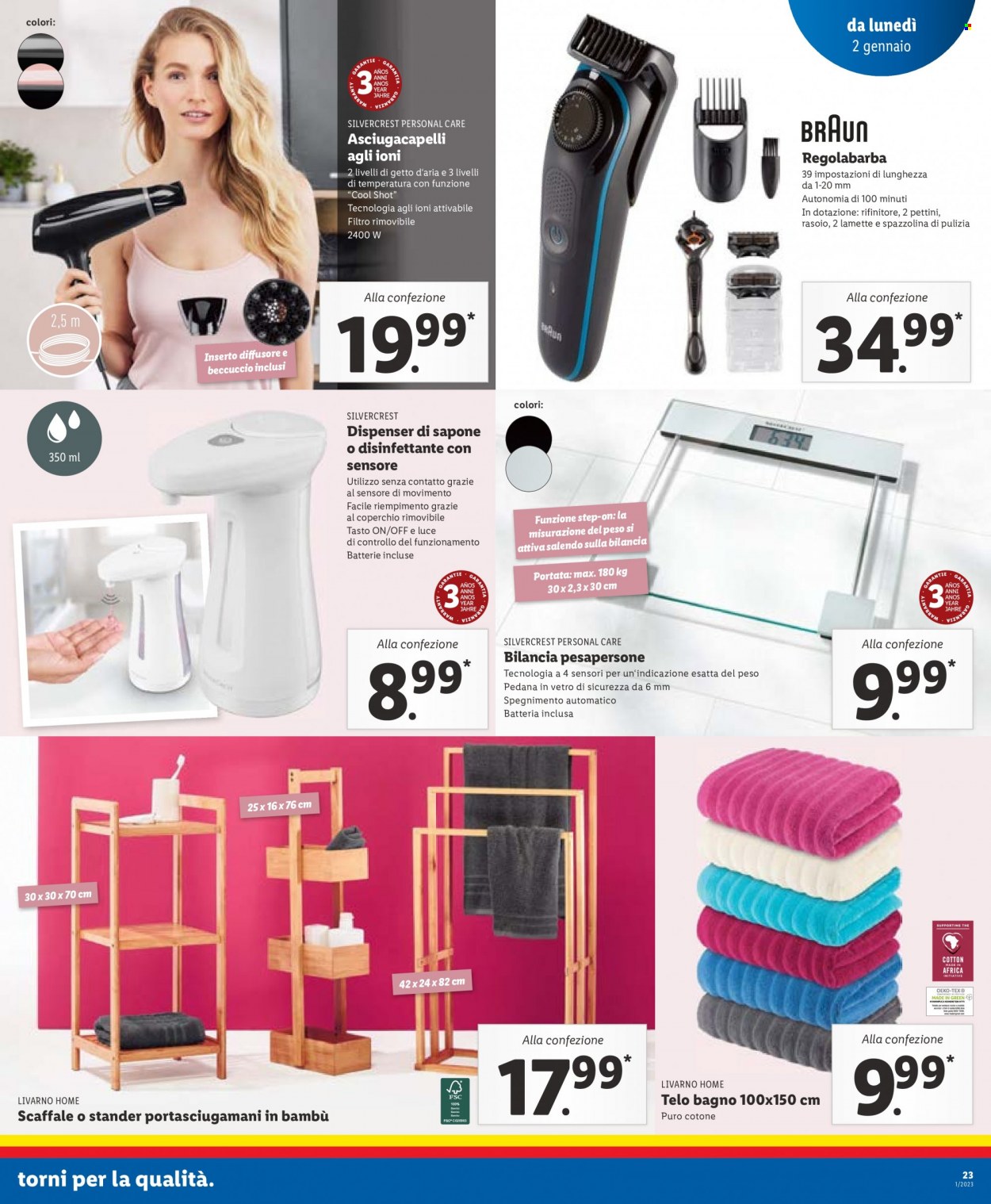Volantino Lidl - 2/1/2023 - 8/1/2023. Pagina 23