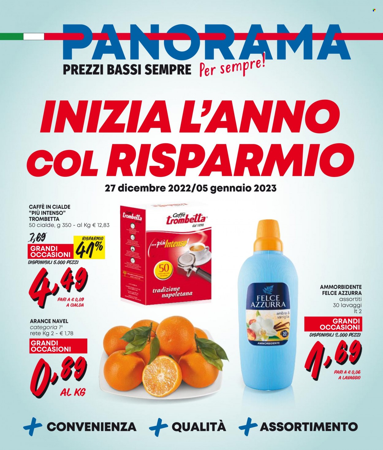 Volantino Panorama - 27/12/2022 - 5/1/2023. Pagina 1