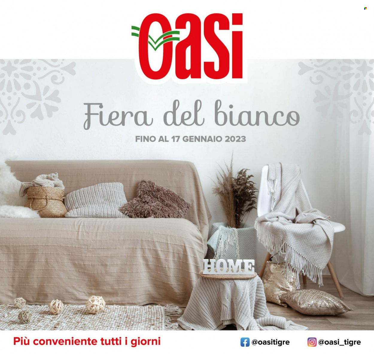 Volantino Oasi - 30/12/2022 - 17/1/2023. Pagina 1