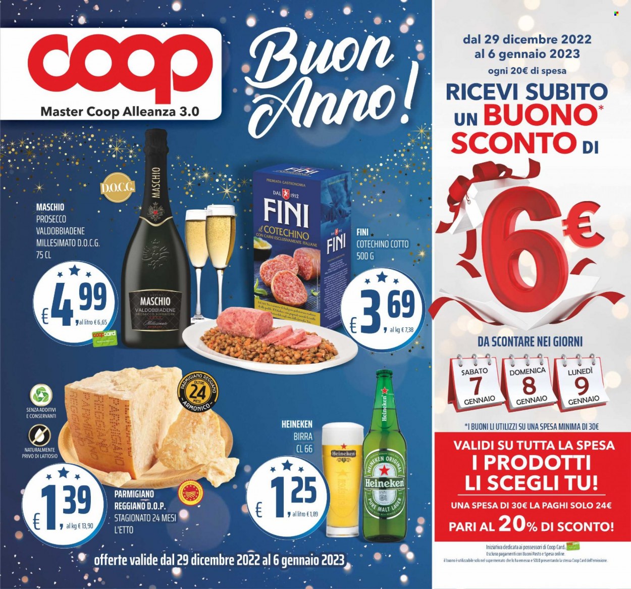Leták Coop - 29.12.2022 - 6.1.2023. Strana 1
