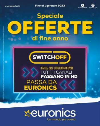 Volantino Euronics - 20/12/2022 - 1/1/2023.