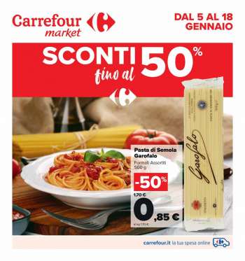 Volantino Carrefour - 5/1/2023 - 18/1/2023.