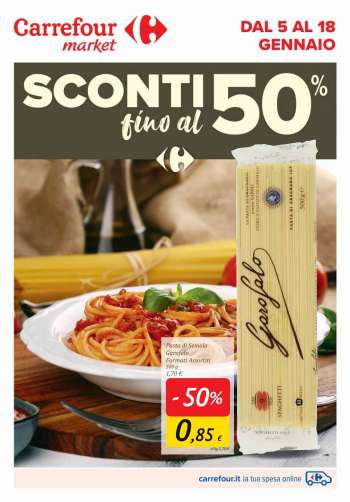 Volantino Carrefour - 5/1/2023 - 18/1/2023.