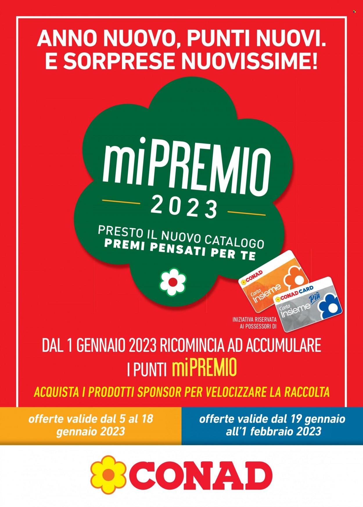 Leták Conad - 5.1.2023 - 1.2.2023. Strana 1