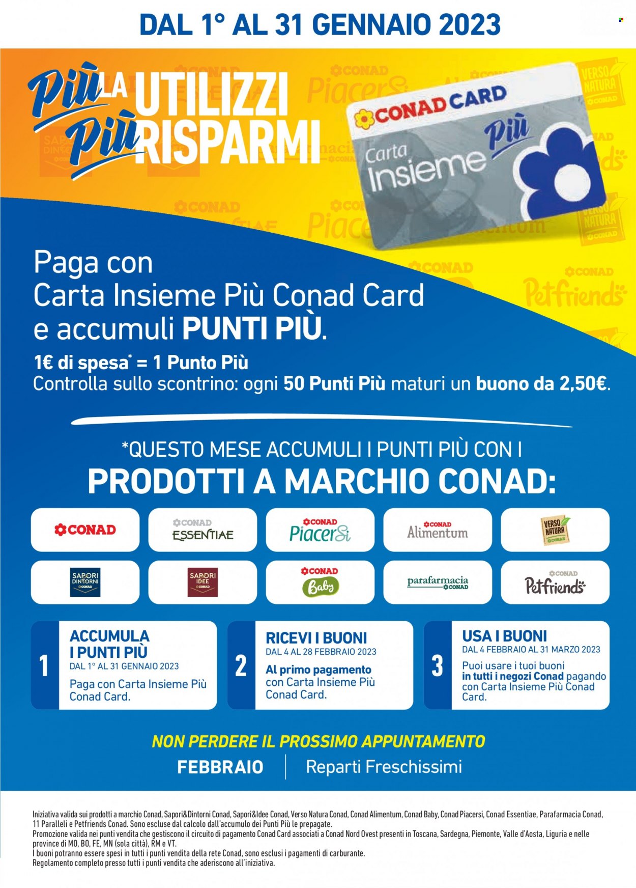 Leták Conad - 5.1.2023 - 1.2.2023. Strana 3