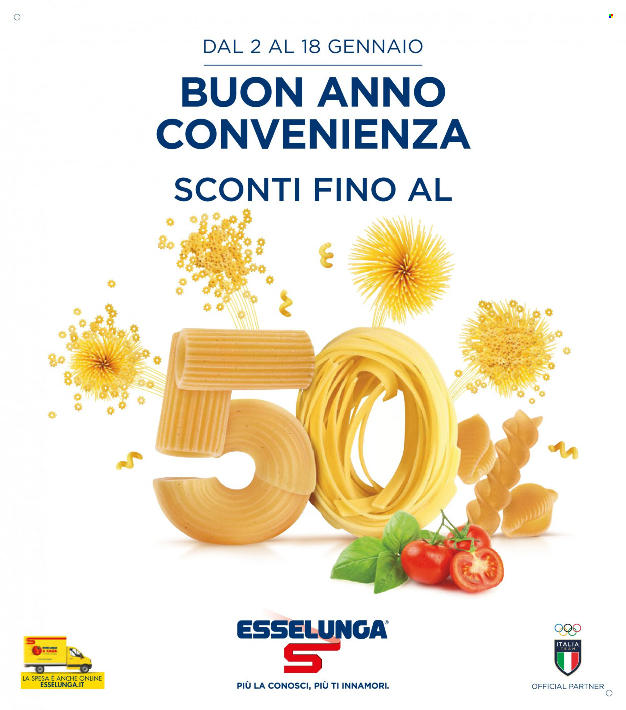 Volantino Esselunga - 2/1/2023 - 18/1/2023. Pagina 1