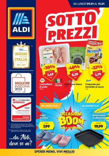 Volantino Aldi - 9/1/2023 - 15/1/2023.
