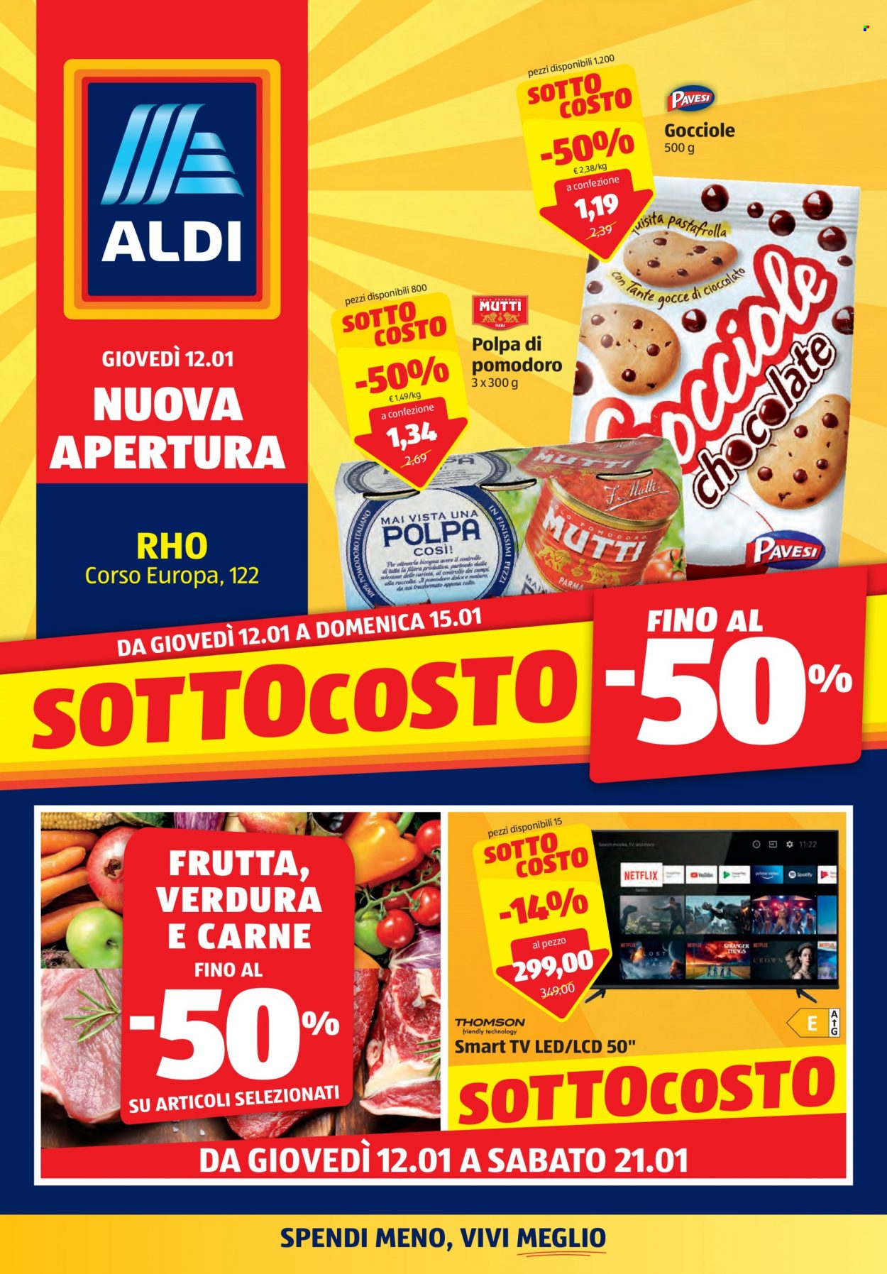Volantino Aldi - 12/1/2023 - 21/1/2023. Pagina 1