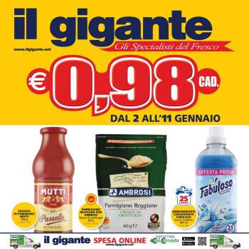 Volantino Il Gigante - 2/1/2023 - 11/1/2023.