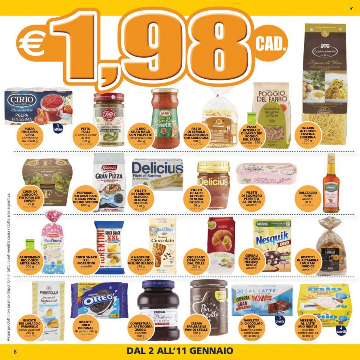 Volantino Il Gigante - 2/1/2023 - 11/1/2023. Pagina 8