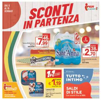 Volantino Iper, La grande i - 5/1/2023 - 15/1/2023.