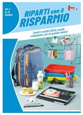 Volantino Iper, La grande i - 5/1/2023 - 22/1/2023.