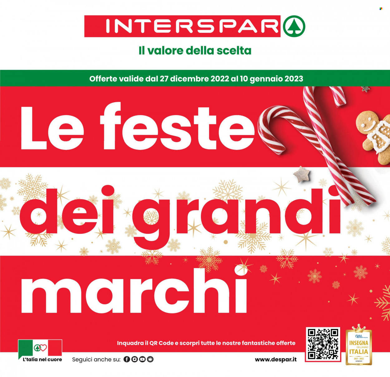 Volantino Interspar - 27/12/2022 - 10/1/2023. Pagina 1