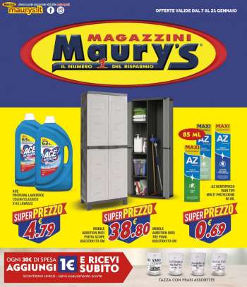 Volantino Maury's - 7/1/2023 - 21/1/2023.