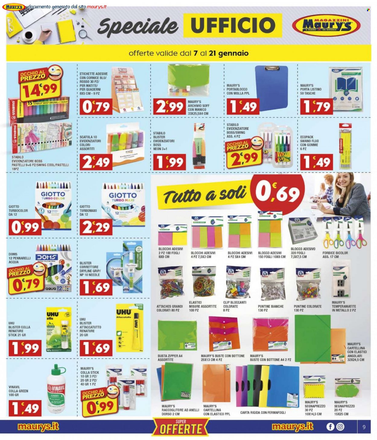 Volantino Maury's - 7/1/2023 - 21/1/2023. Pagina 9