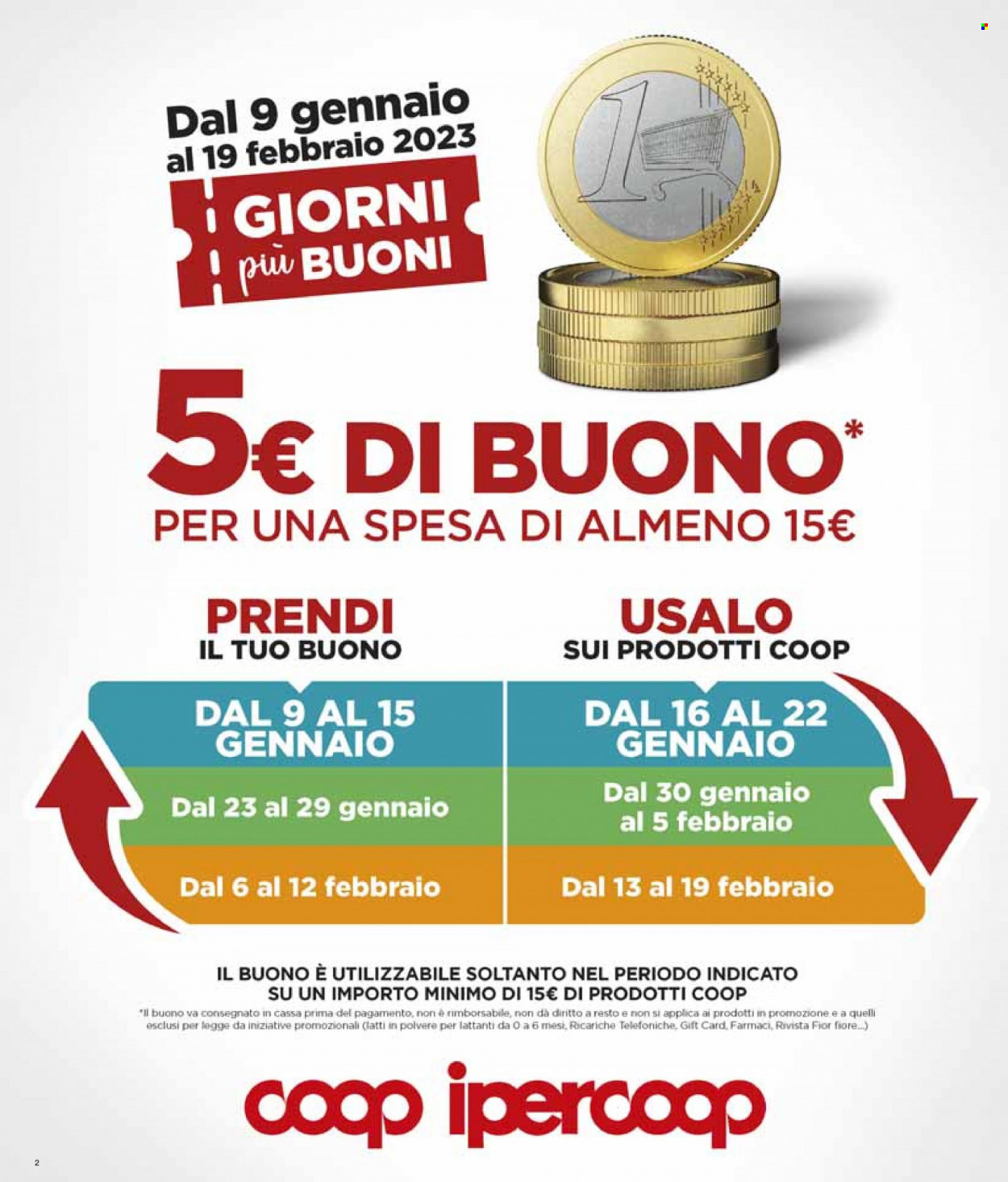 Volantino Coop - 5/1/2023 - 18/1/2023. Pagina 2