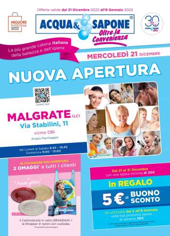 Volantino Acqua & Sapone - 21/12/2022 - 8/1/2023.