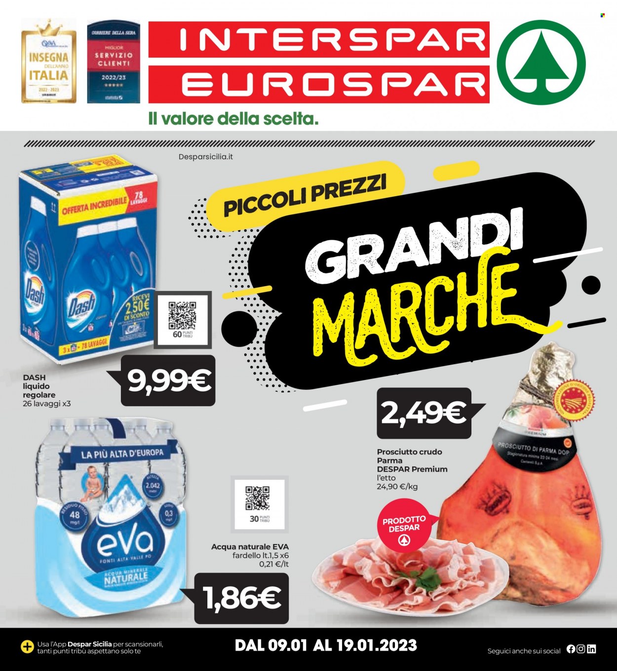 Volantino Interspar - 9/1/2023 - 19/1/2023. Pagina 1