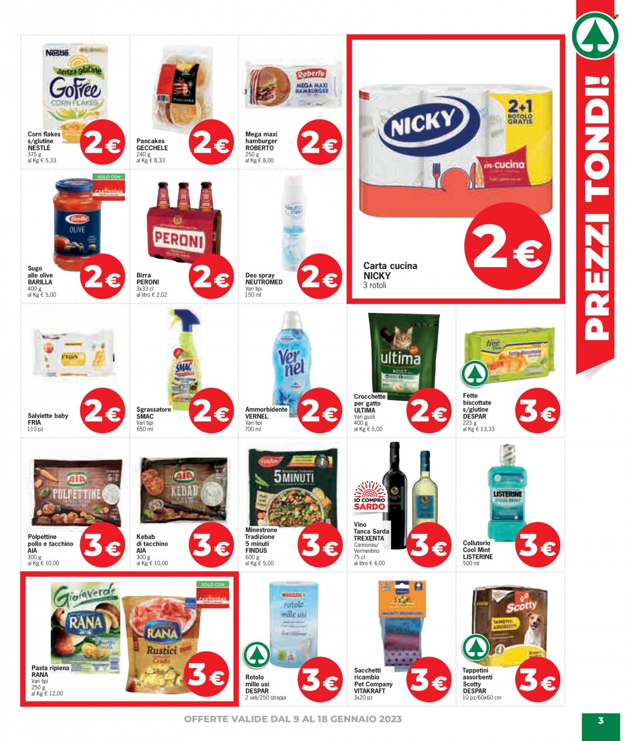 Leták Eurospar - 9.1.2023 - 18.1.2023. Strana 3