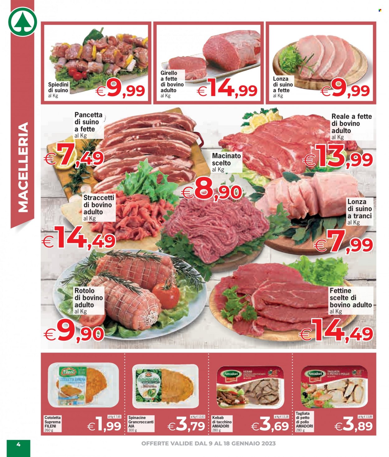 Leták Eurospar - 9.1.2023 - 18.1.2023. Strana 4