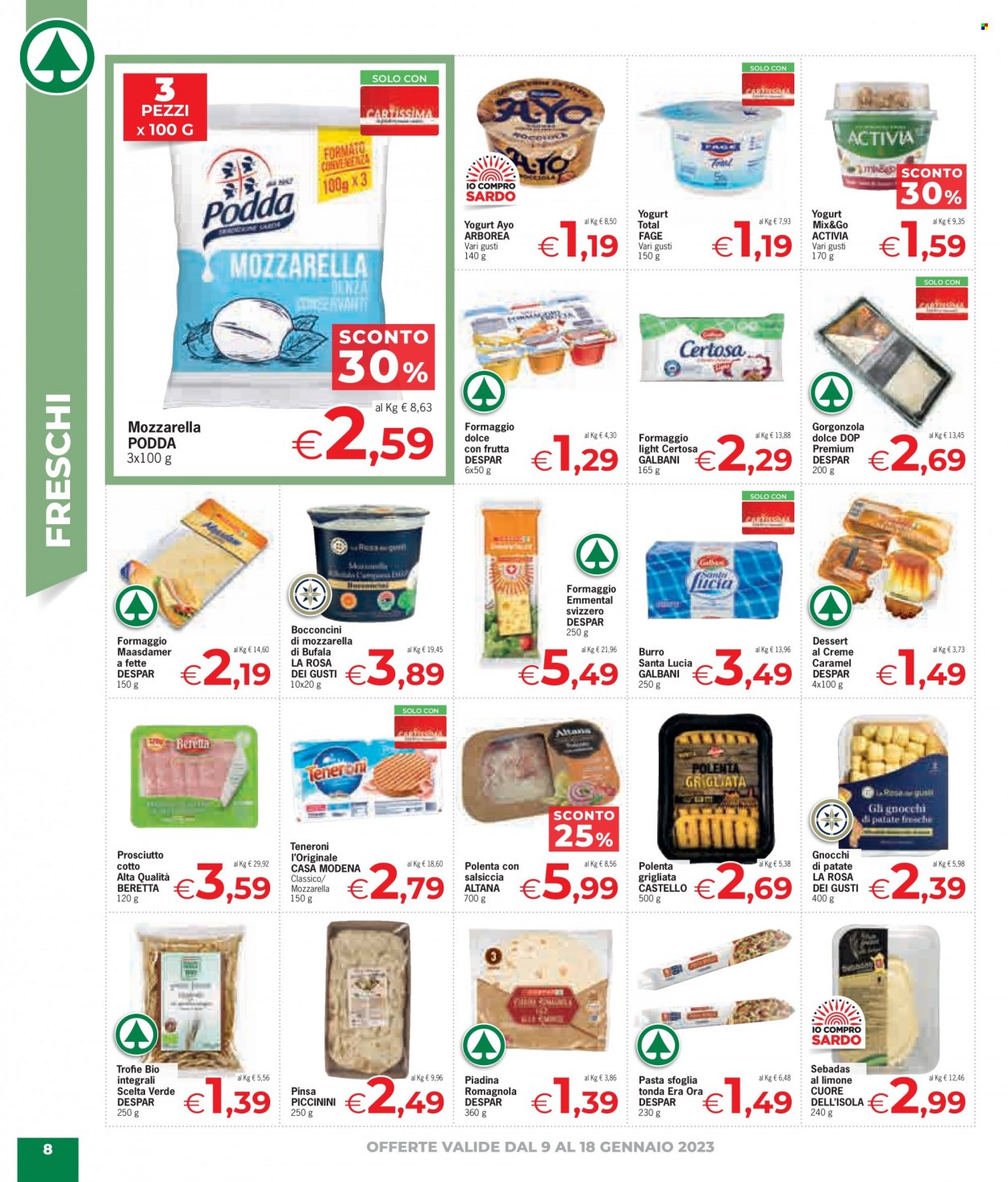 Volantino Eurospar - 9/1/2023 - 18/1/2023. Pagina 8