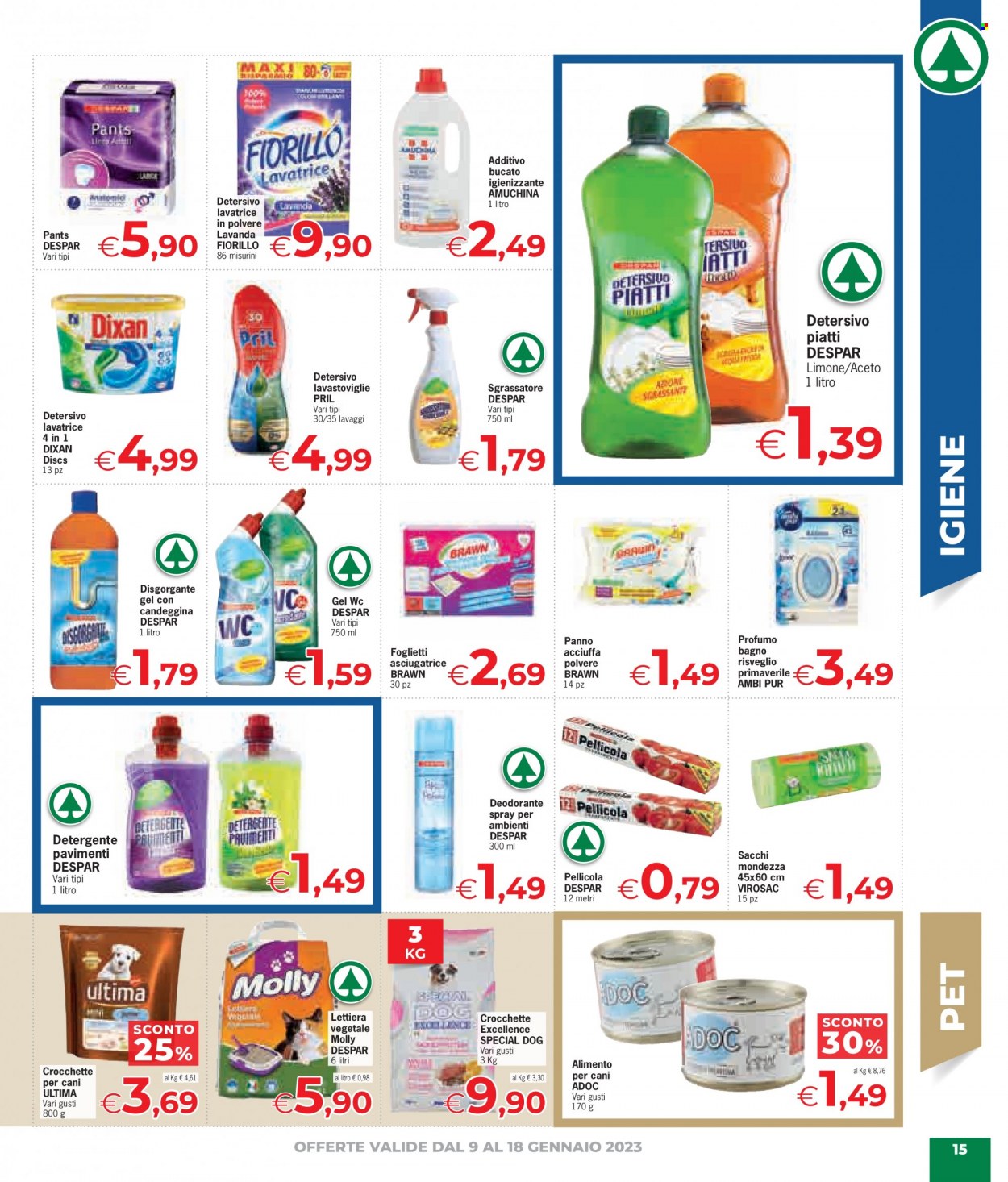 Volantino Eurospar - 9/1/2023 - 18/1/2023. Pagina 15