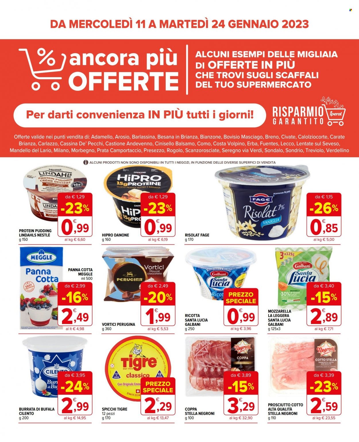 Volantino Iperal - 11/1/2023 - 24/1/2023. Pagina 1