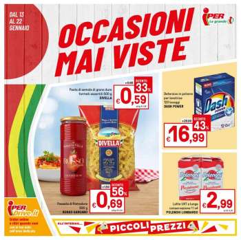 Volantino Iper, La grande i - 13/1/2023 - 22/1/2023.