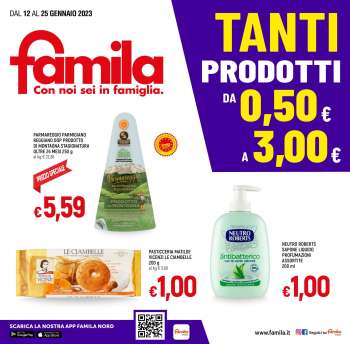 Volantino Famila - 12/1/2023 - 25/1/2023.
