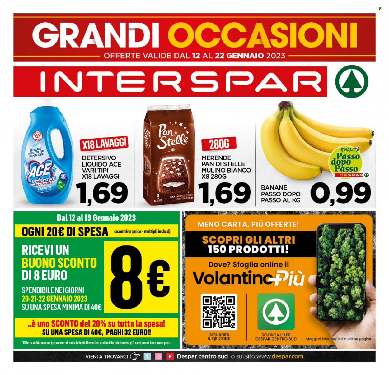 Volantino Interspar - 12/1/2023 - 22/1/2023. Pagina 1