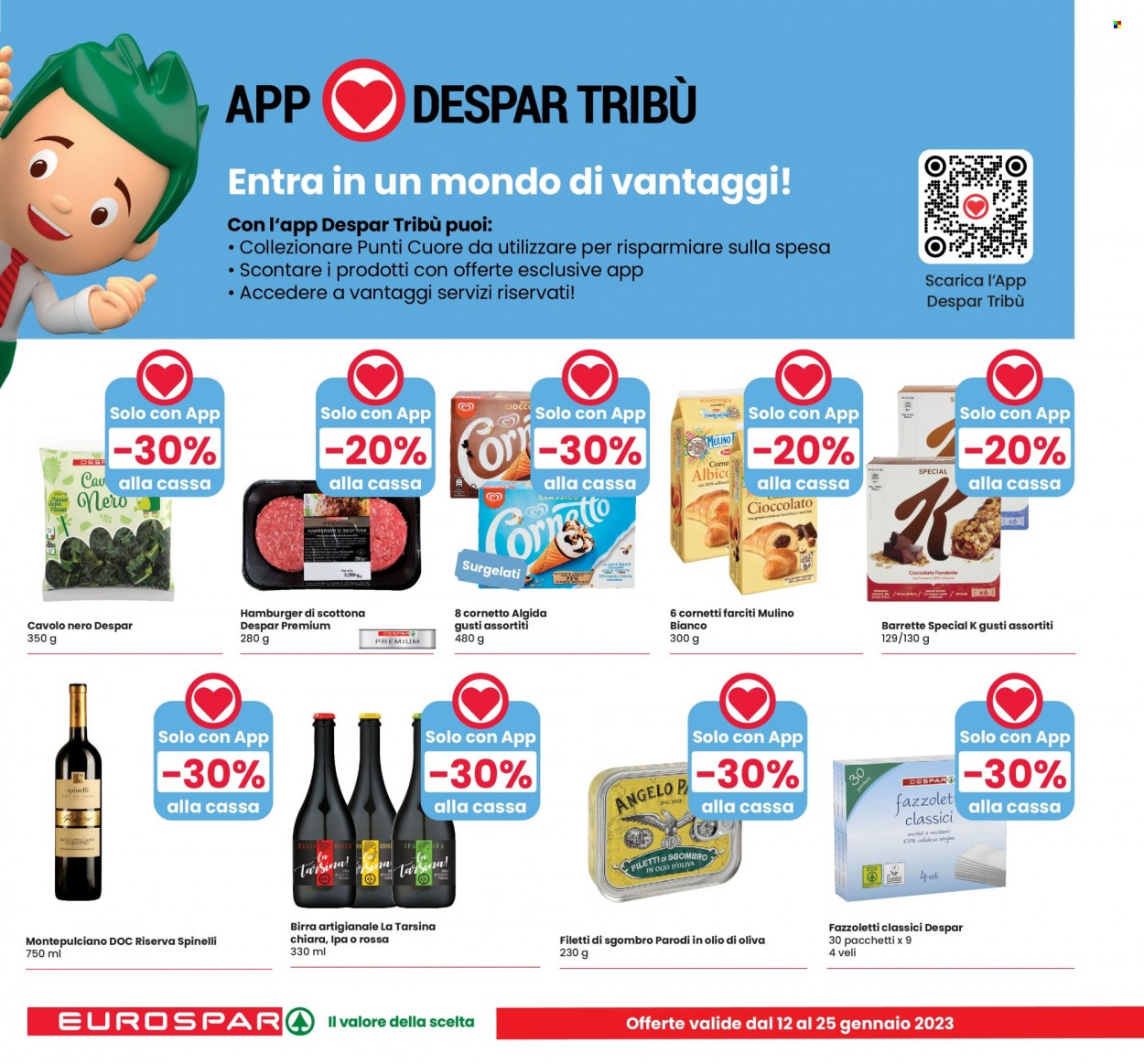 Volantino Eurospar - 12/1/2023 - 25/1/2023. Pagina 24